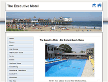 Tablet Screenshot of executivemotel-maine.com